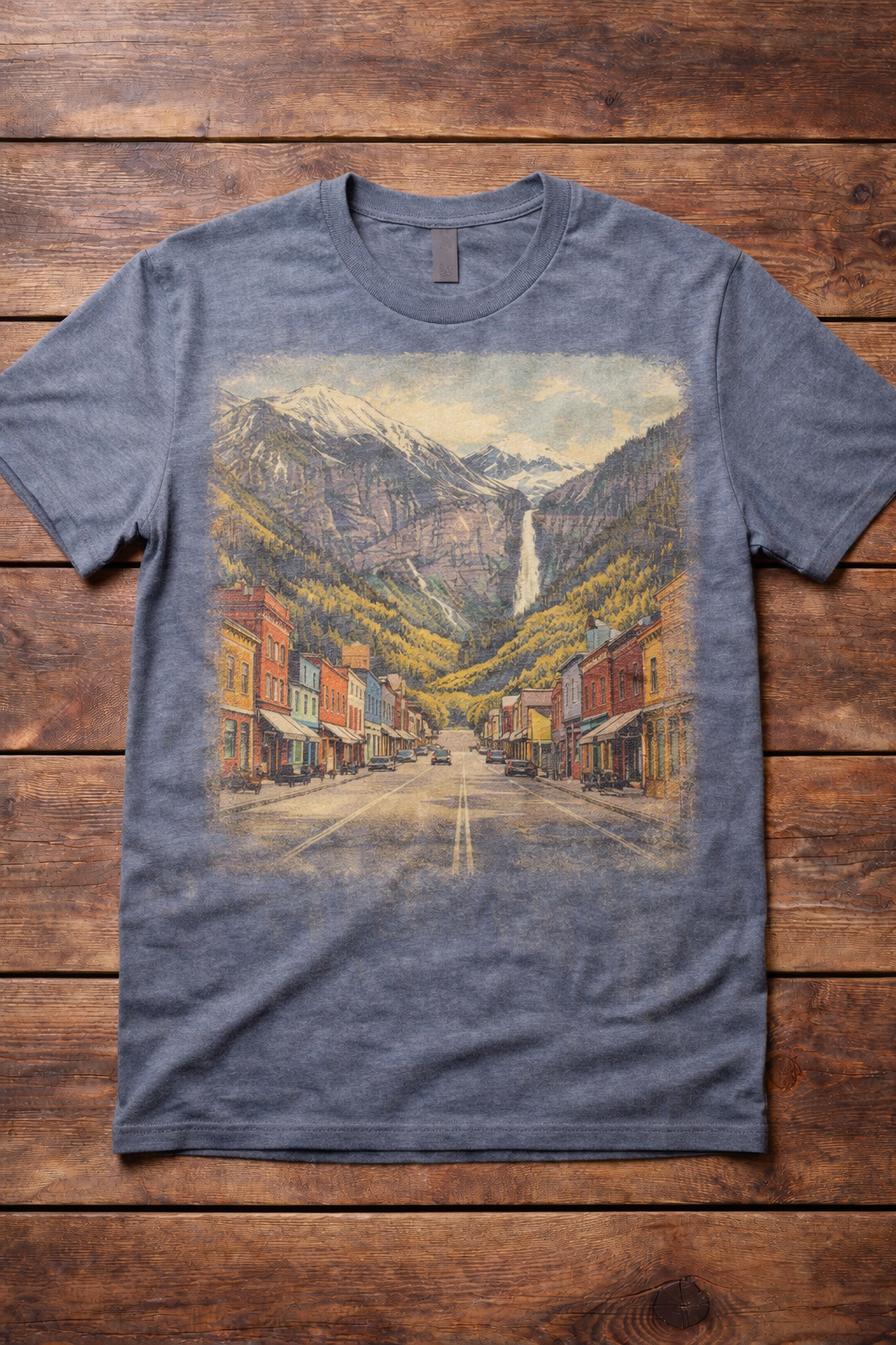 Vintage Mountain Town Tee